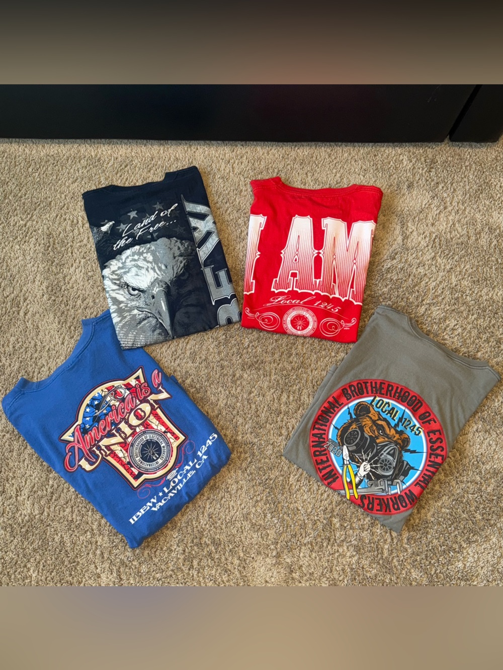 IBEW LOCAL 1245 TEE SHIRT BUNDLE